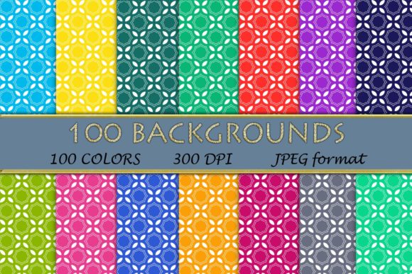 100 Geometric Patterns-037: A Creative Resource for Designers and Creators