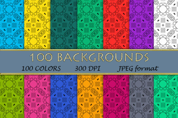 100 Geometric Patterns-052: A Creative Resource for Designers and Artists