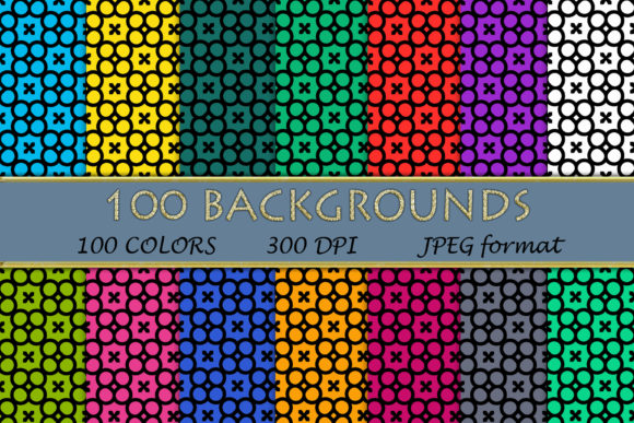 100 Geometric Patterns-075: A Creative Resource for Designers and Artists