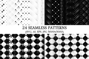 24 Seamless Star Patterns