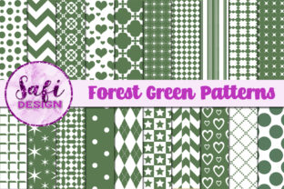 Forest Green Patterns: A Versatile Resource for Creative Projects