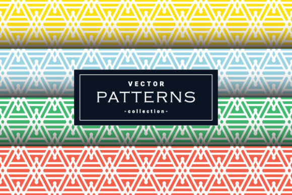 Geometric Patterns Set in Four Colours