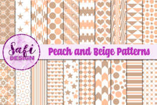 Peach and Beige Patterns: A Versatile Resource for Creative Projects