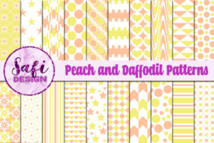 Peach and Daffodil Patterns: A Versatile Design Resource for Creative Projects