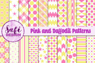 Pink and Daffodil Patterns: A Versatile Design Resource for Creative Projects