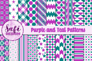 Purple and Teal Patterns: A Creative Resource for Design Enthusiasts