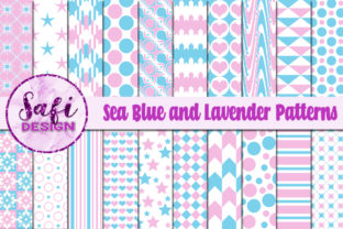 Sea Blue and Lavender Patterns