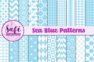 Sea Blue Patterns: A Versatile Design Resource for Creative Projects