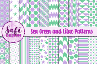 Sea Green and Lilac Patterns