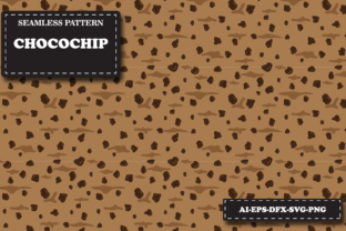 Seamless Patterns Chocochip Graphic: A Versatile Design Tool for Every Project