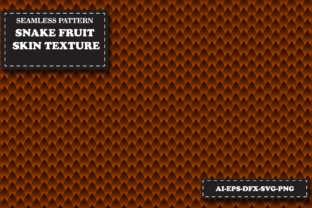Seamless Patterns Snake Fruit